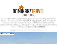 Tablet Screenshot of dominanztravel.com